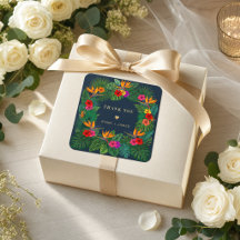 Design Floral Tropical | Hibisco & Folhagens
