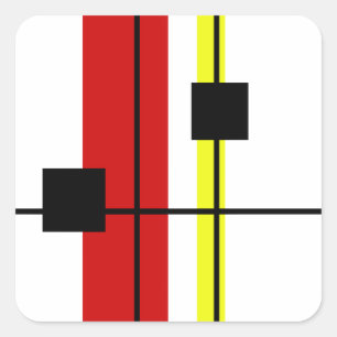 Adesivo Quadrado Design geométrica