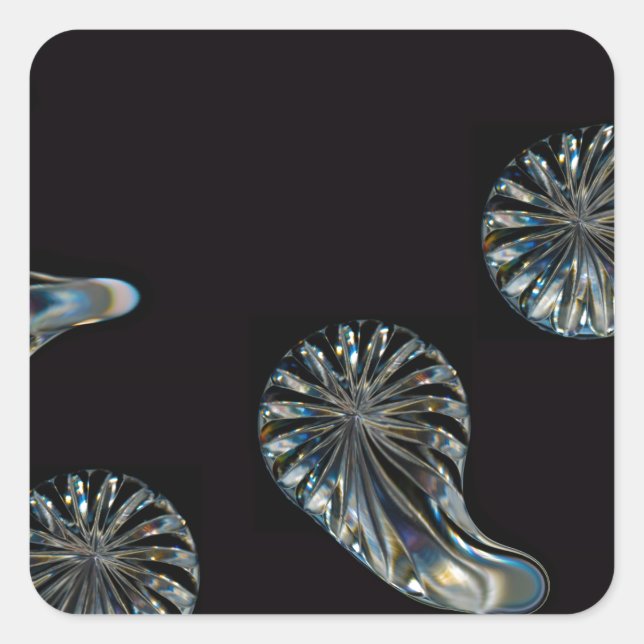 Adesivo Quadrado Design irlandês - The Crystal Collection (Frente)