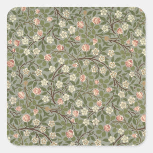 Adesivo Quadrado Design pequeno do papel de parede da flor