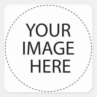 Adesivo Quadrado Design seus próprios presentes personalizados - Va