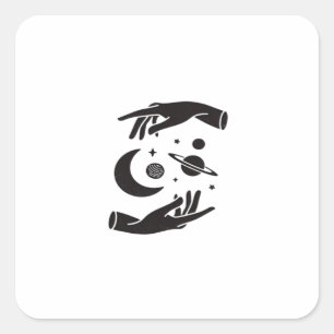 Adesivo Quadrado Design Whimsigoth