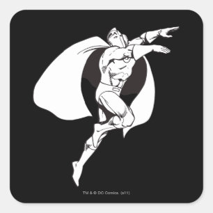 Adesivo Quadrado Destaque do Dr. Fate Soaring