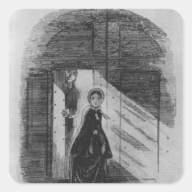 Adesivo Quadrado Detalhe de Amy Dorrit (Frente)