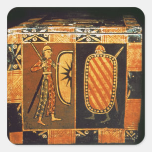 Adesivo Quadrado Detalhe de um tórax de casamento