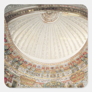 Adesivo Quadrado Detalhe do vault da capela