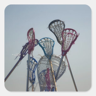 Adesivo Quadrado Detalhes de jogo do Lacrosse