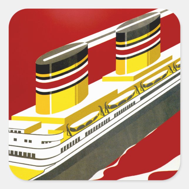 Adesivo Quadrado Deutsche Afrika (Frente)