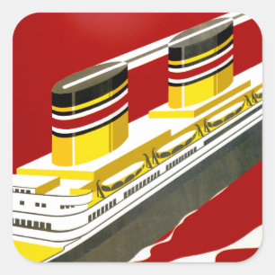 Adesivo Quadrado Deutsche Afrika