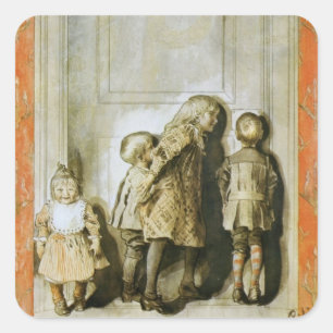 Adesivo Quadrado Dia antes da véspera de Natal