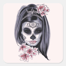 Dia De Los Muertos Da Catrina Morta Pintada