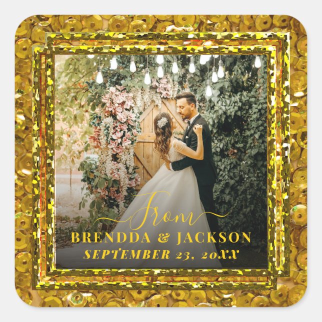 Adesivo Quadrado Dia dos Namorados Modernos (Frente)