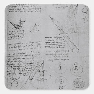 Adesivo Quadrado Diagramas astronômicos do Codex