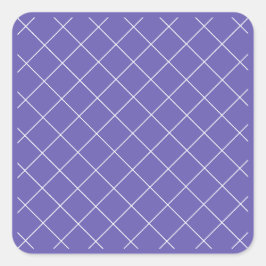 Adesivo Quadrado Diamond Pattern purple