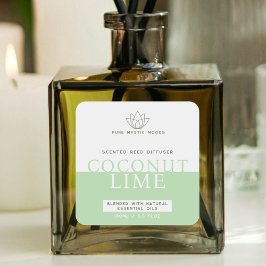 Adesivo Quadrado Difusor de junção verde de cerveja