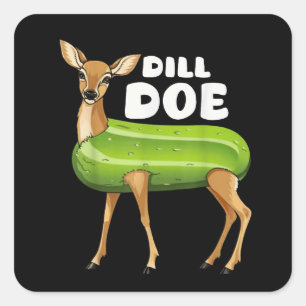 Adesivo Quadrado dill doe