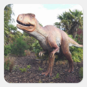Adesivo Quadrado Dinassauro