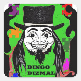 ADESIVO QUADRADO DINGO CLOWN