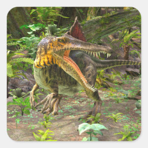 Adesivo Quadrado Dinossauro Espinossauro