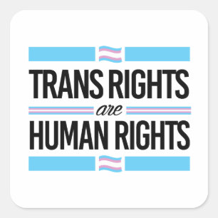 Adesivo Quadrado Direitos humanos