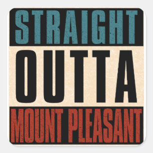 Adesivo Quadrado Direto de Mount Pleasant South Carolina SC
