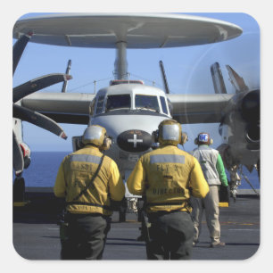 Adesivo Quadrado Diretores da plataforma de vôo