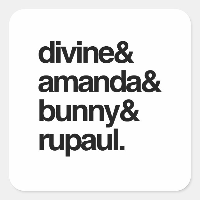 Adesivo Quadrado Divina Amanda Bunny e Ru (Frente)