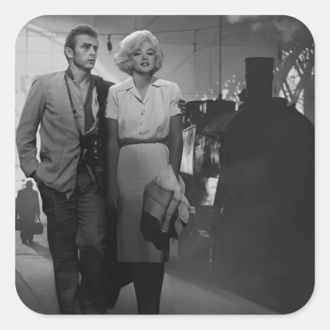 Adesivo Quadrado Dizendo Adeus (Frente)