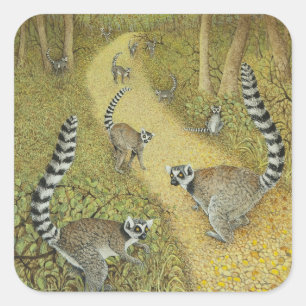 Adesivo Quadrado Dizendo contos