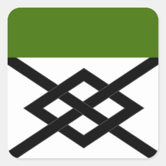 Adesivo Quadrado do Emblema da População da SCA Al