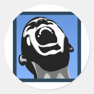 Adesivo Quadrado do gritar