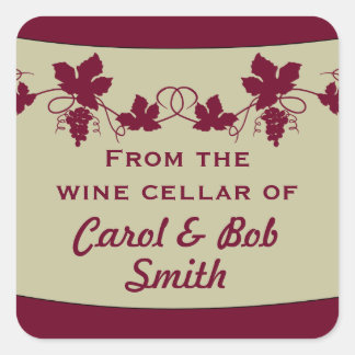 Adesivo Quadrado Do Vinho-Celular dos Pinheiros