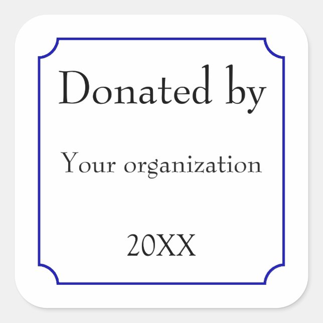 Adesivo Quadrado Doado Pelo Modelo (Frente)