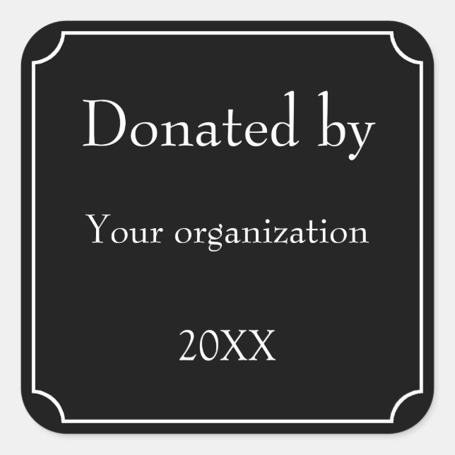 Adesivo Quadrado Doado Pelo Modelo (Frente)