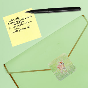 Adesivo Quadrado Doce Velhinho De Arte Vestido