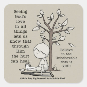 Adesivo Quadrado Doenças podem curar