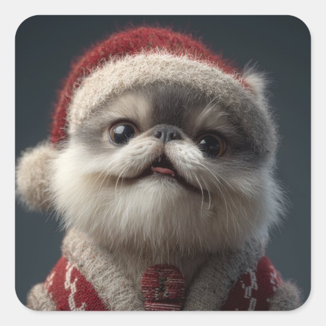 Adesivo Quadrado doggie (Frente)