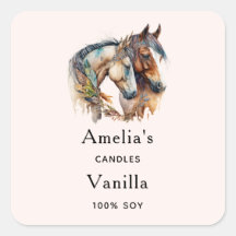 Dois Belos Cavalos do Boho Ocidental