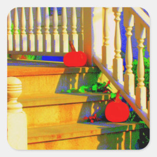 Adesivo Quadrado 'Dois Injetores