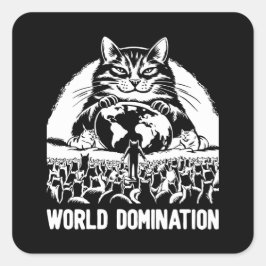 Adesivo Quadrado Domínio Mundial 1