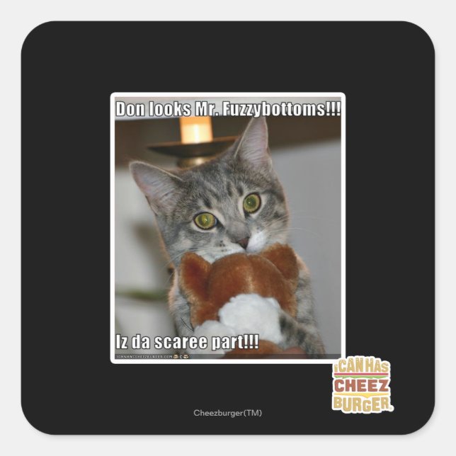 Adesivo Quadrado Don parece (Frente)