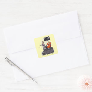 Adesivo Quadrado Donald Trump Products Square Sticker