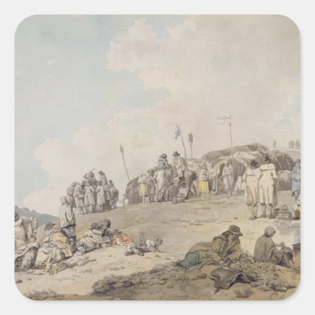 Adesivo Quadrado Donnybrook Fair, 1782 (caneta, tinta e c/c no pape (Frente)
