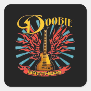 ADESIVO QUADRADO DOOBIE BROTHERS, OS DOOBIE BROTHERS, DOOBIE, BROTH