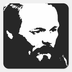 Adesivo Quadrado Dostoevsky
