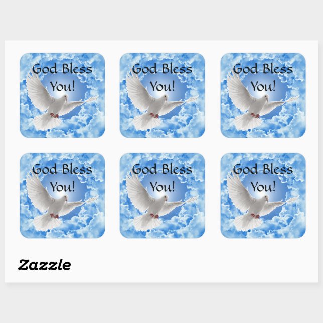 Adesivo Quadrado Dove Classic Sticker (Folha)