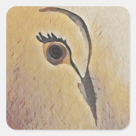 Adesivo Quadrado Dove Love