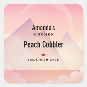 Adesivo Quadrado Dreamy Pastel — Cozinha de Paisagem