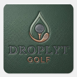 Adesivo Quadrado Droplyt Golf Heritage Verde