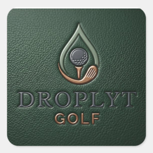 Adesivo Quadrado Droplyt Golf Heritage Verde